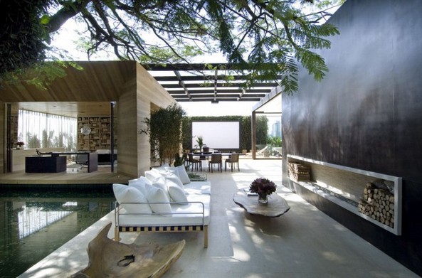 modern outdoor entertaining spaces